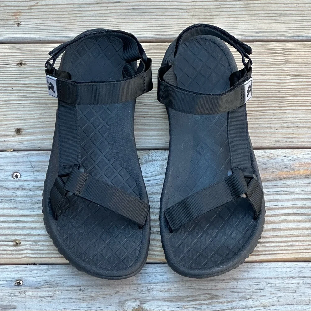 Camel Crown Hiking Outdoor Sports Black Sandals K922162687 Men's Size US 12